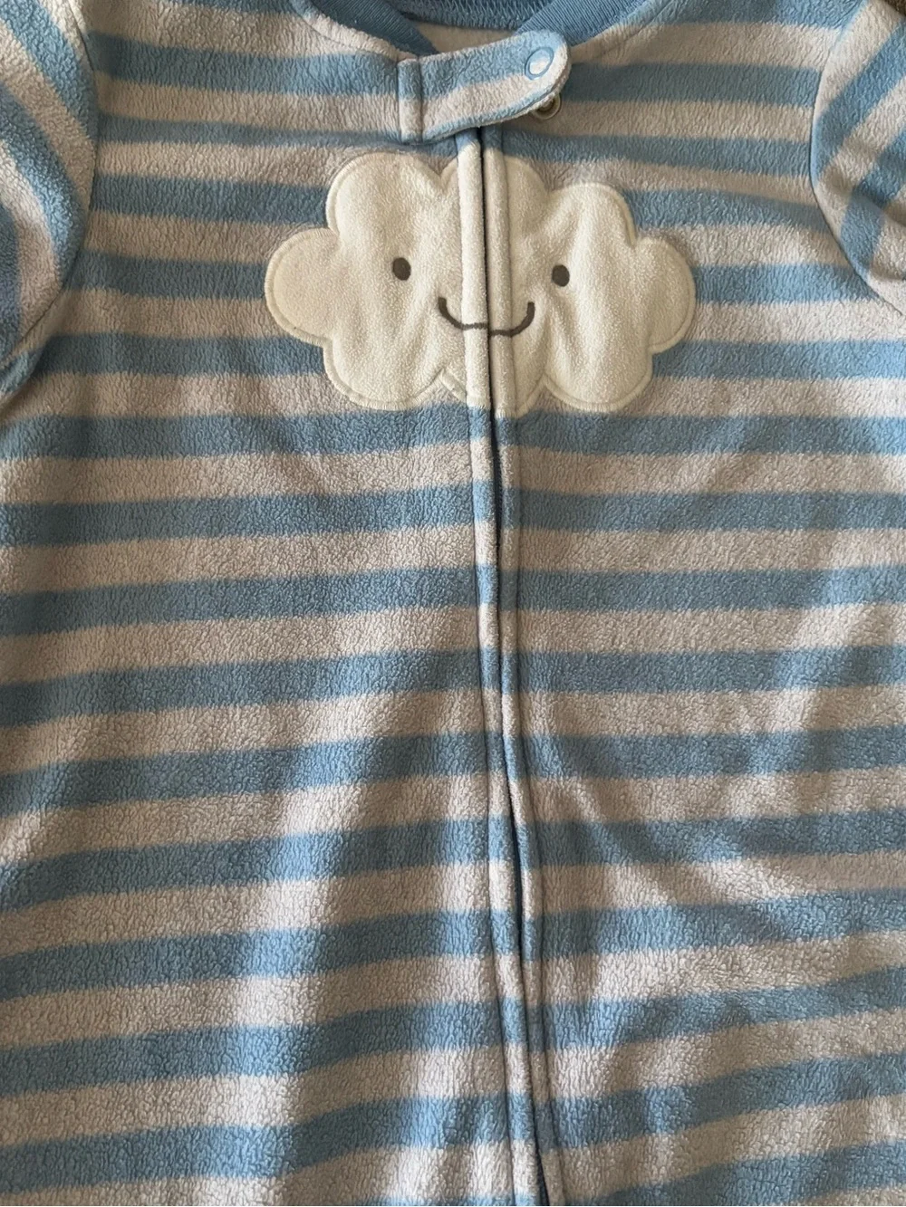 Carter's Fleece Sleeping Bag Bunting Size Medium 0-9M